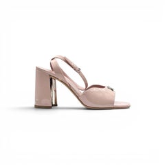 Louis Vuitton Swing Patent Leather Heeled Sandals Pink EU 40 US 10 - NWB