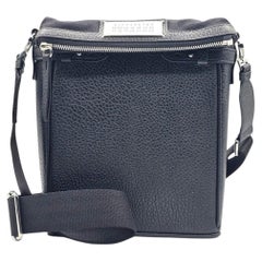 Sac à bandoulière pour homme Maison Margiela en cuir noir - Neuf, jamais porté