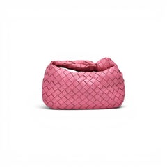 Bottega Veneta Jodie Intrecciato Leather Shoulder Hobo Bag in Pink - Preowned