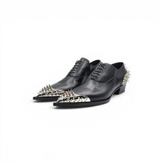 Christian Louboutin Cheliviss Meteor Leather Oxford Shoes EU 41.5 US 8.5 - NWB
