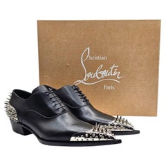 Christian Louboutin Cheliviss Meteor Leather Oxford Shoes EU 41.5 US 8.5 - NWB