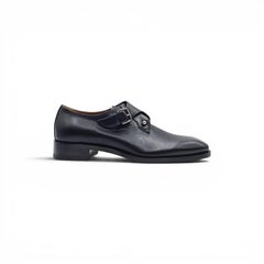 Christian Louboutin Men Chambelimonk Leather Derby Shoes Black EU 40.5 US 7.5