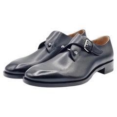 Christian Louboutin Men Chambelimonk Leather Derby Shoes Black EU 40.5 US 7.5