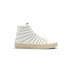 Saint Laurent Court Hi Top Women's Sneakers White EU 37 US 7 - NWB