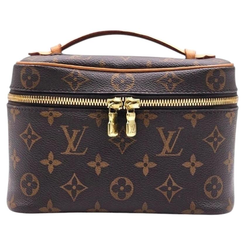 ​Louis Vuitton Nice Mini Vanity Case Monogram Canvas Beauty Bag Brown - Preowned For Sale