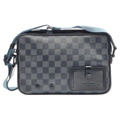 Louis Vuitton Damier Graphite Canvas Men's Crossbody Messenger Bag Black
