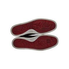 Baskets montantes brodées Christian Louboutin Greekaba No Limit, taille 45 (UE) / 12 (US)
