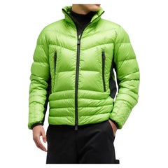 Moncler Grenoble Canmore Down Jacket Men’s Citrus Green Size 4 XL - NWT