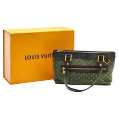 Louis Vuitton Khaki Green Monogram Mini Lin Lucille PM Bag - Preowned