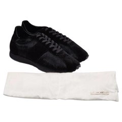 The Row Mica Ponyhair & Suede Women's Sneakers Black EU 40 US 10 - NWOB