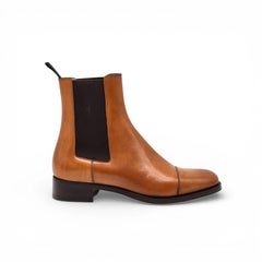 Christian Louboutin Antonio Leather Chelsea Boots Brown EU 41 US 8 - NWB