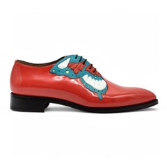 Christian Louboutin Chrisolido Leather Oxford Shoes Red EU 42 US 9 - NWB