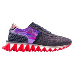 Christian Louboutin Loubishark Glitter Iridescent Sneakers EU 42.5 US 9.5 - NWOB