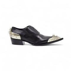 Christian Louboutin Cheliviss Meteor Leather Oxford Shoes EU 41 US 8 - NWB