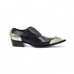 Christian Louboutin Cheliviss Meteor Leather Oxford Shoes EU 40.5 US 7.5 - NWB