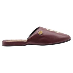 Gucci x SF Giants Loafers Burgundy Leather 540586 EU 41.5 US 8.5 - NWB