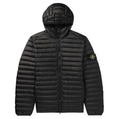 Stone Island Channel Logo Quilted Shell Down Hooded Jacket XXL - NWT