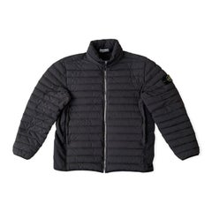 Stone Island Channel Logo Quilted Shell Down Hooded Jacket XXL - NWT