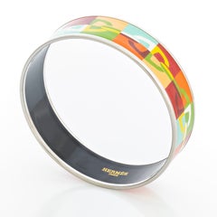 Auth. Bracelet Hermès Chaîne d'Ancre Optique ESP - 70-20 - Rouge, bleu, vert - Neuf