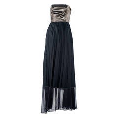 90s Jean Paul Gaultier black strapless dress 9