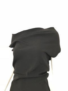 Robe en soie noire vintage JIL SANDER
