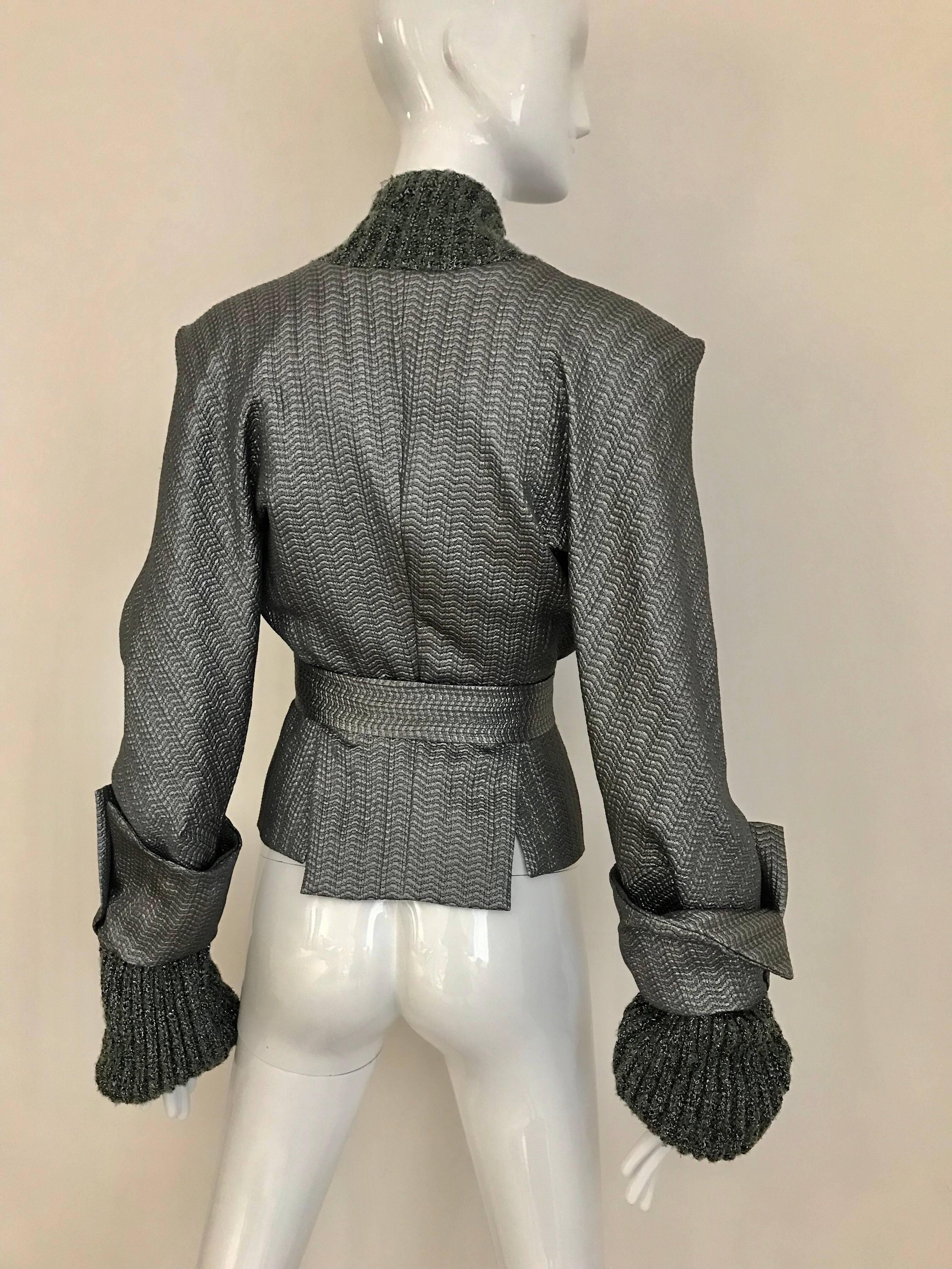 Women's Vivienne Westwood Metallic Grey  Jacket 