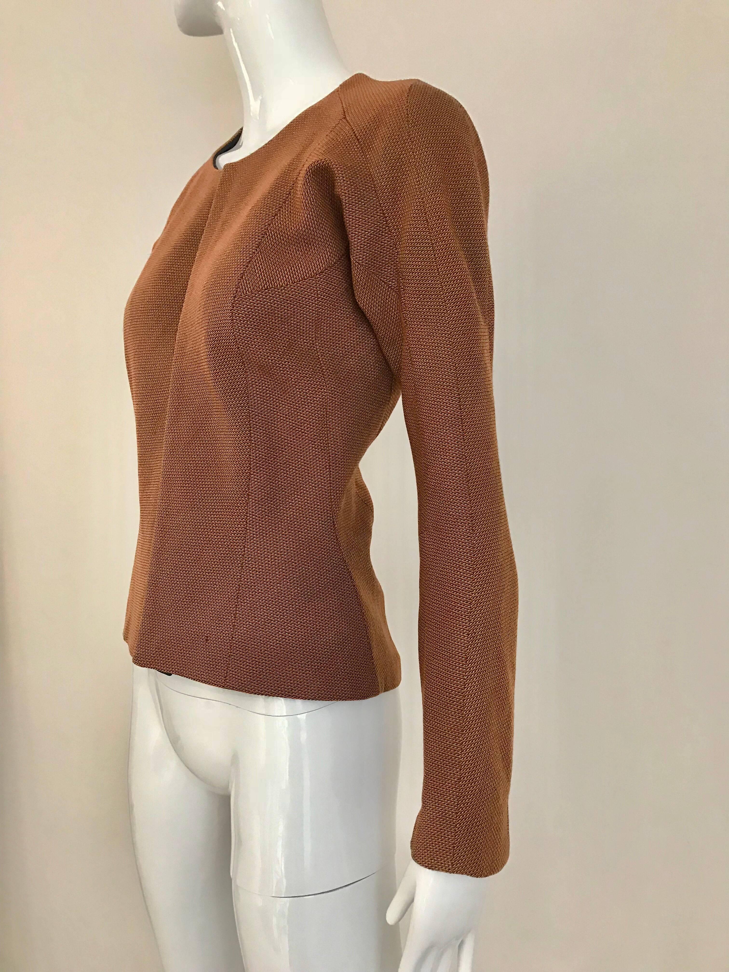 Junya Watanabe  Burnt Orange Fitted Jacket In Excellent Condition In Beverly Hills, CA