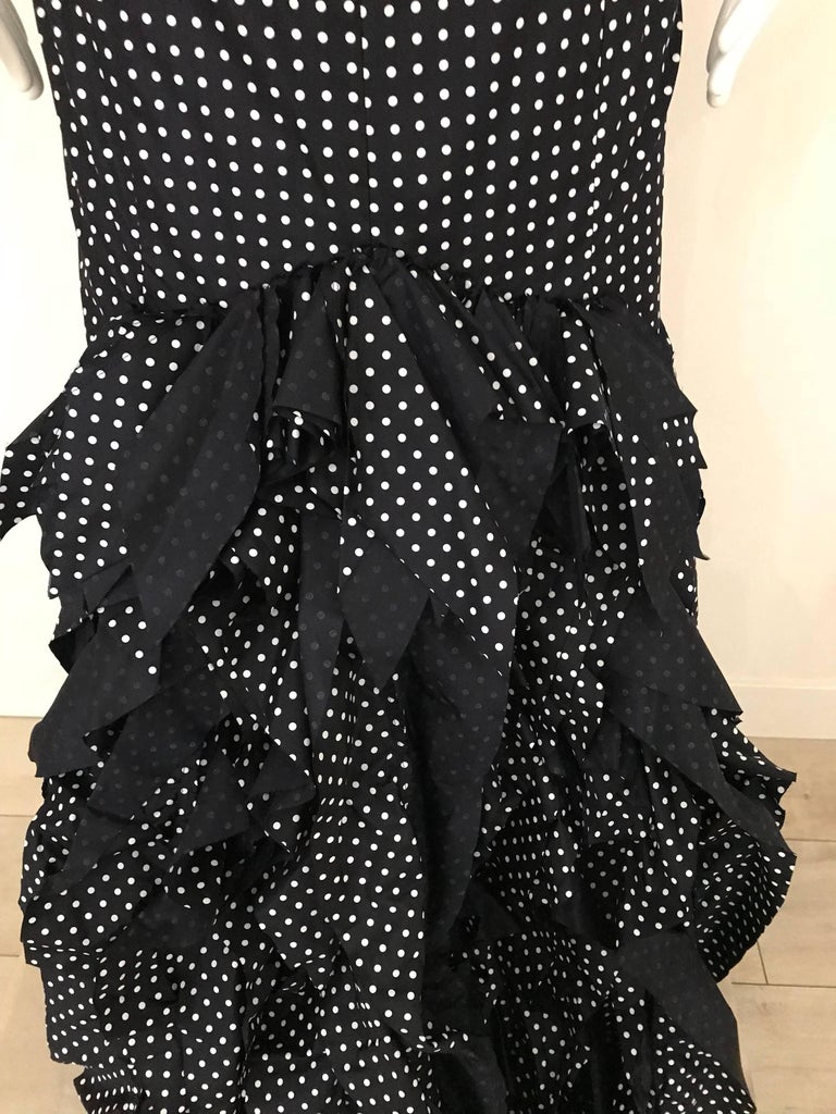 polka dot gown designs
