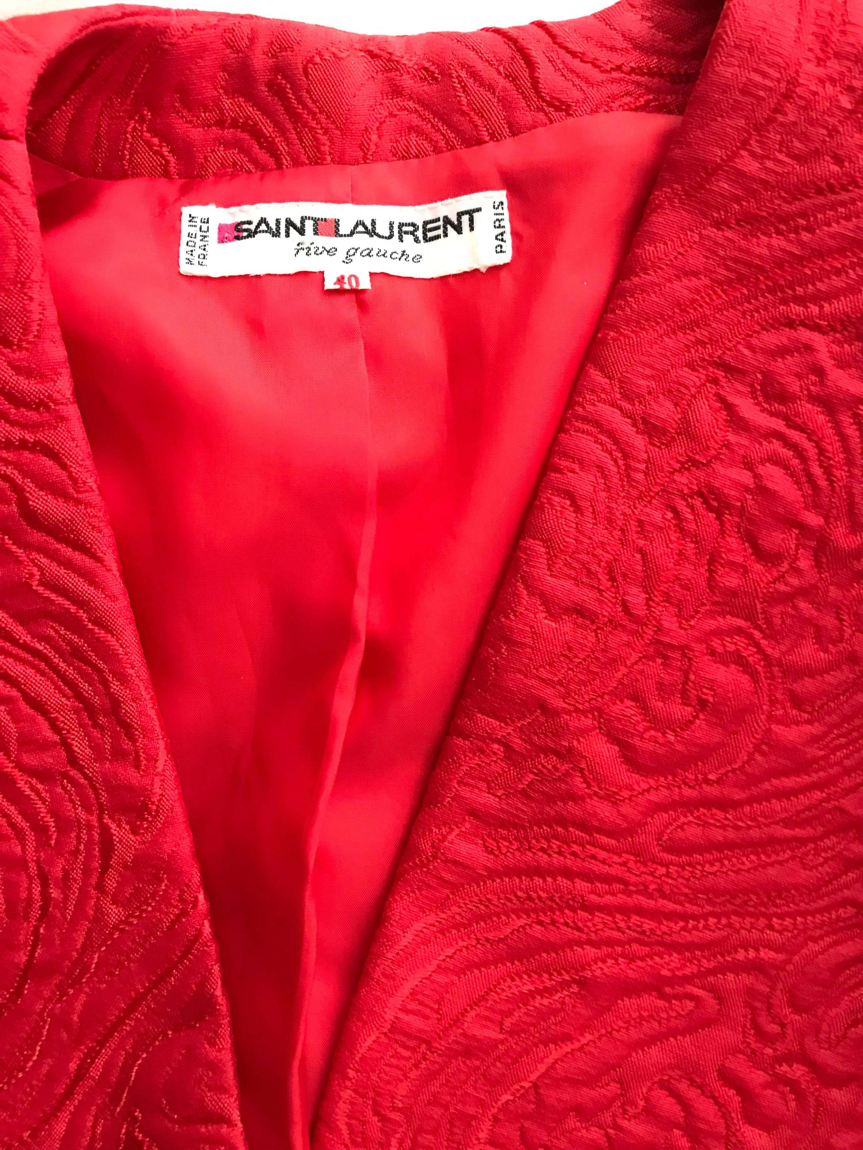 red bolero jacket