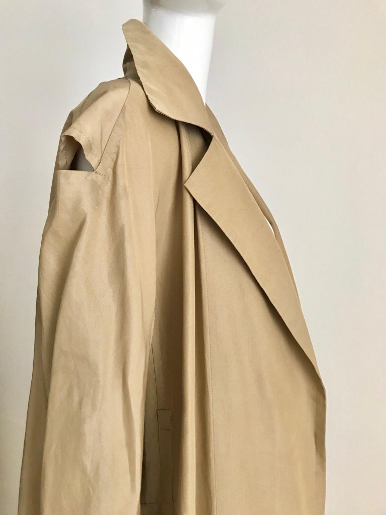 Yohji Yamamoto Vintage Tan Coat at 1stDibs