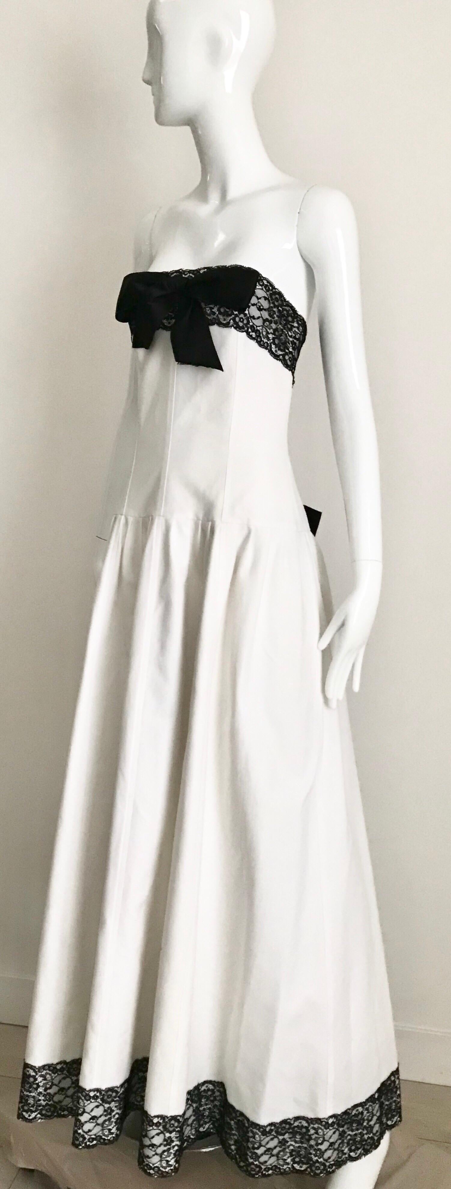 vintage chanel white dress