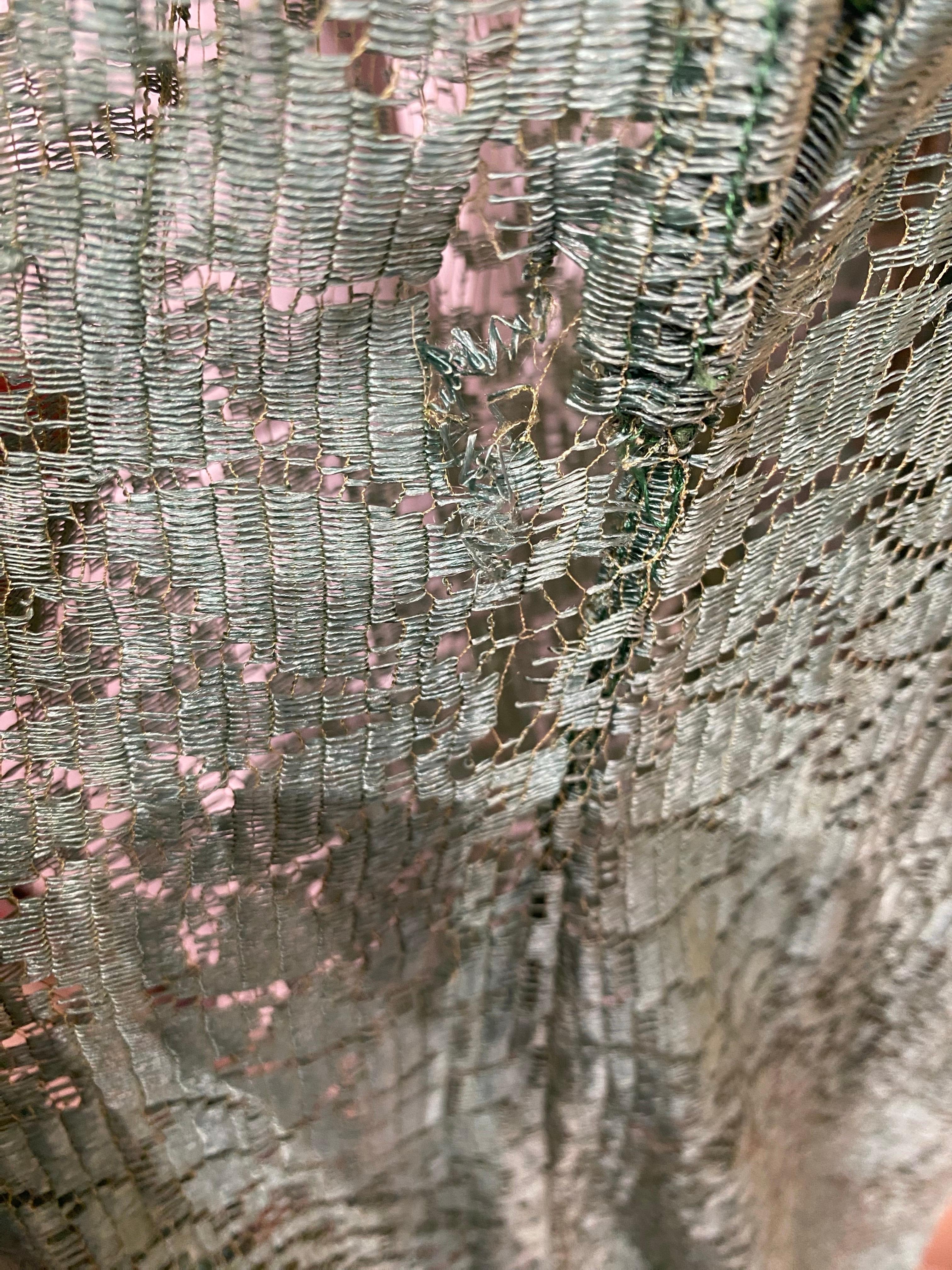 1930s Green Lace Summer Dress For Sale 2