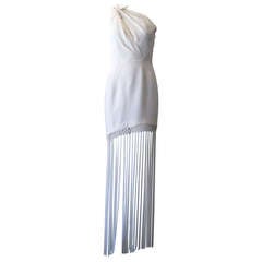 Vintage Thierry Mugler tassle dress