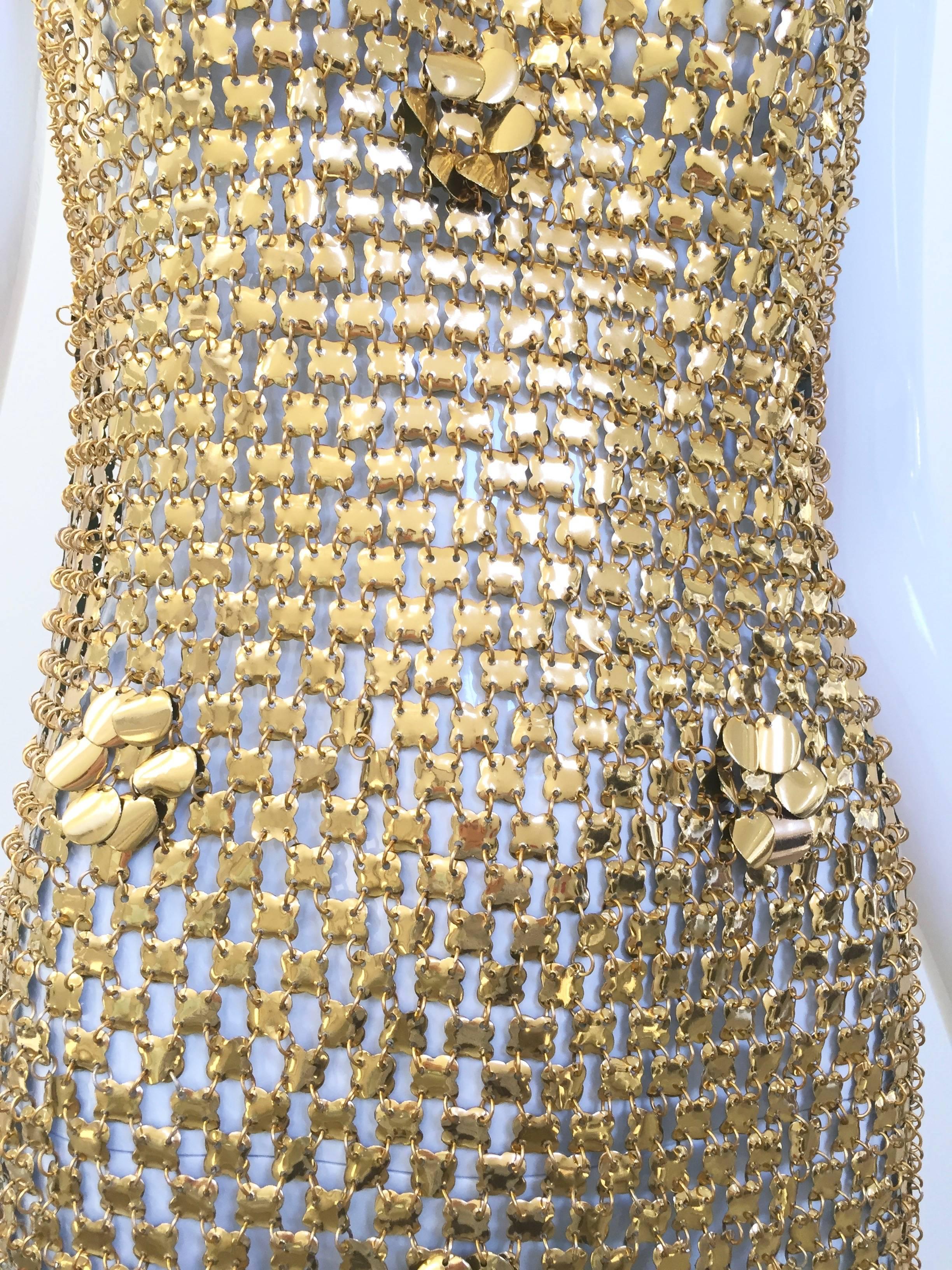 paco rabanne chainmail dress