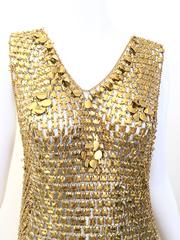 1970s Paco Rabanne chain mail dress