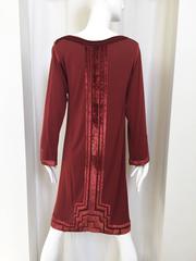 Janice Wainwright jersey velvet dress