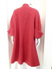 1950s Salmon Pink Wool Swing Coat