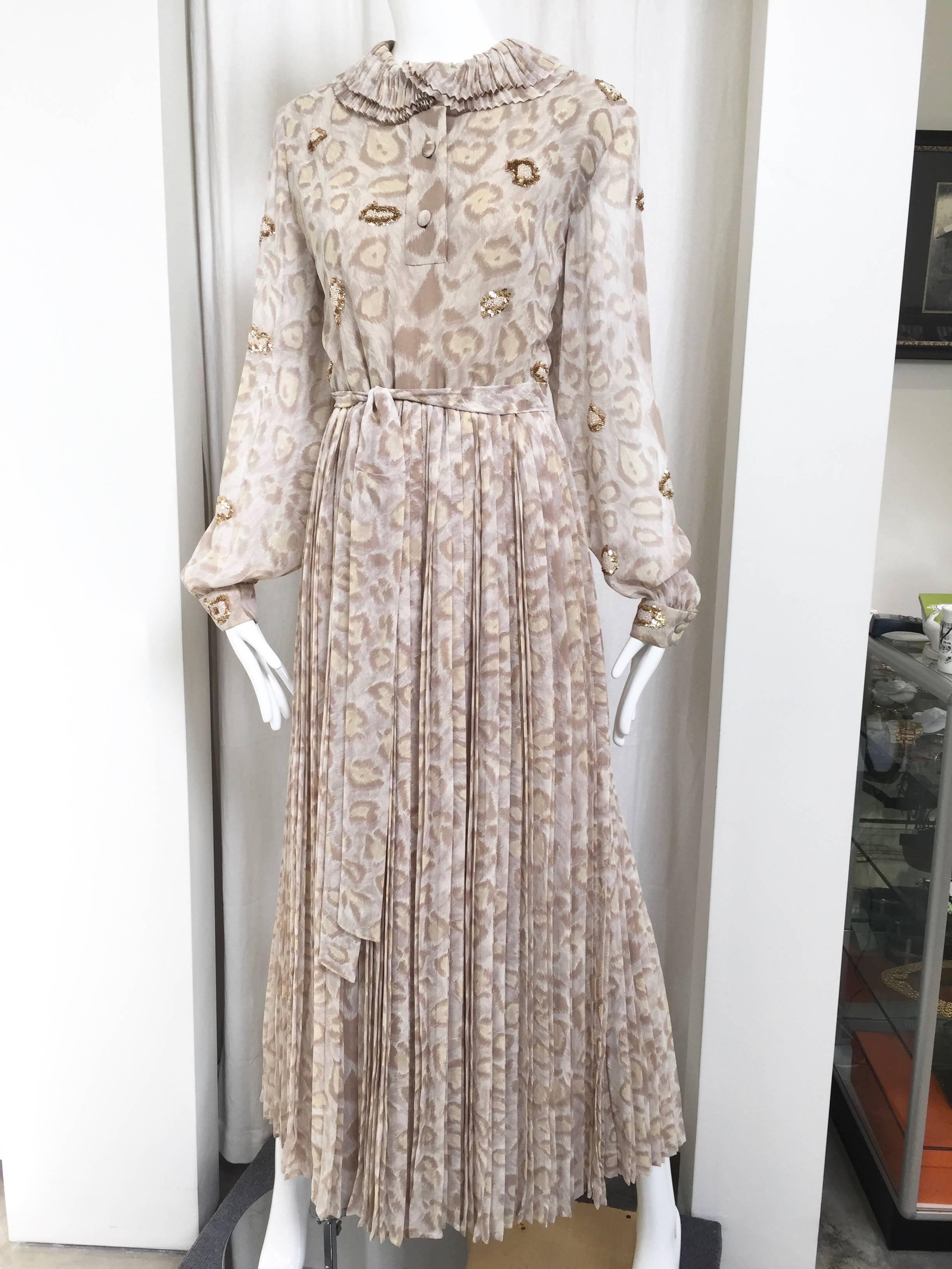 70s flowy dress