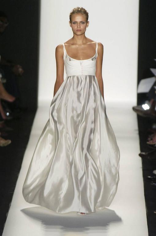 Narciso Rodriguez off white silk gown at 1stDibs | narciso rodriguez  wedding dress, narciso rodriguez gowns, narciso rodriguez white dress