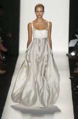 Narciso Rodriguez off white silk gown