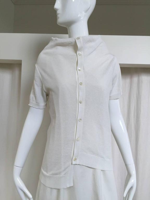 comme des garcons white dress