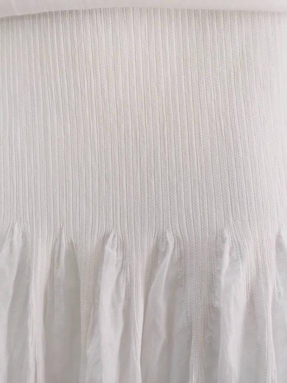 90s Yohji Yamamoto white off shoulder cotton dress at 1stDibs | yohji ...