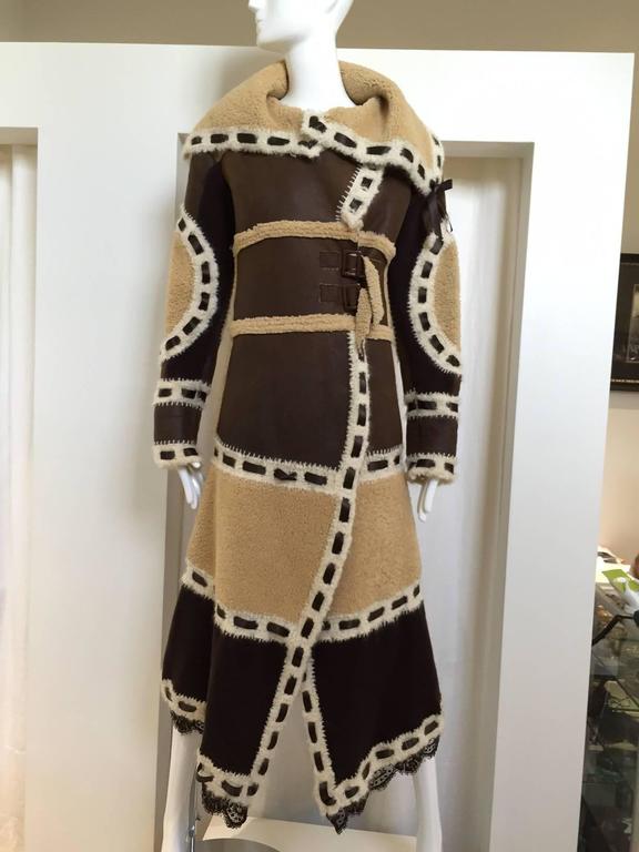 Christian dior shearling coat shop