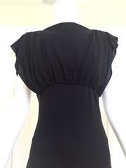 ALAIA black rayon dress