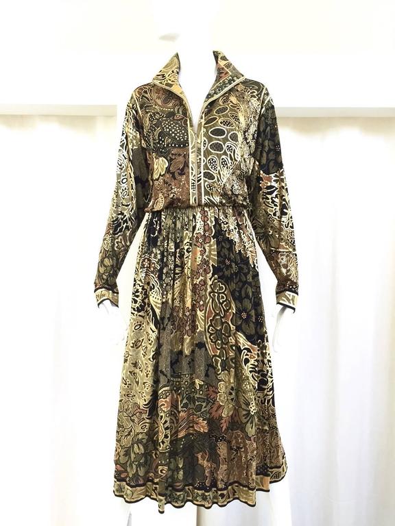 gold and black jersey dress L AUREN RALPH LAUREN Black Gold Chain Link Jersey Dress Boat Neck Pullover  Sz 4