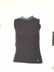 90S CHANEL sweater cardigan top twin set