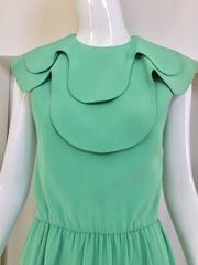 Donald Brooks Seafoam Green Silk Dress, 1960s