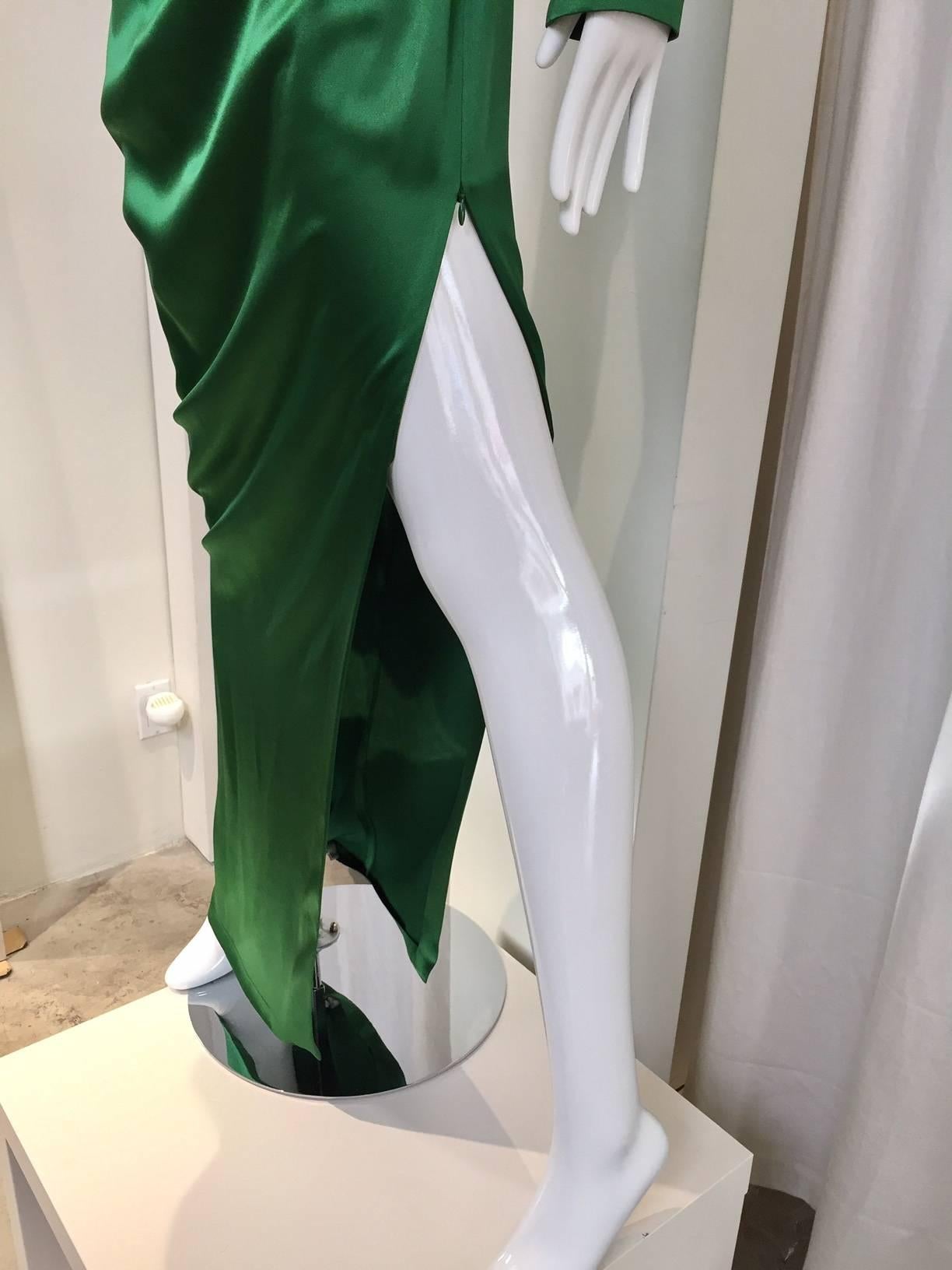 jean paul gaultier green dress