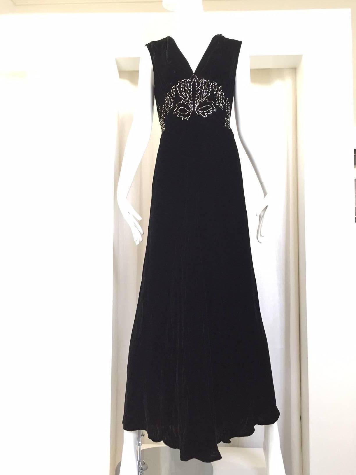 black velvet gowns