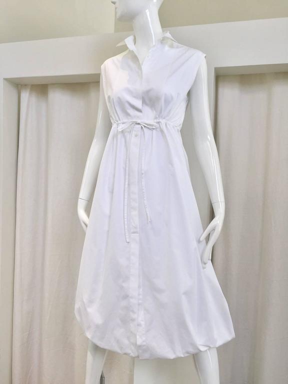 ALAIA white cotton summer dress For Sale at 1stDibs white cotton